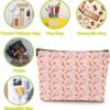 Funny Pickleball Gifts for Women Girls Pickleball Lover Player Gifts Pickleball Cosmetic Bag Makeup Bag Friendship Gifts for Female Daughter Sister Friend Bestie Mom Graduation Birthday Mothers Day