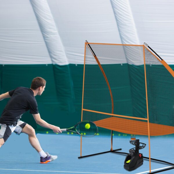 MR 7'x6' Freestanding Multi-Sport Training Return Net - Compatible with Tennis, Pickleball, Softball, Baseball & Toss Machine