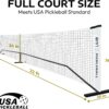 A11N SPORTS Portable Pickleball Net System, Regulation Size with Metal Frame and PE Net, Includes Carrying Bag