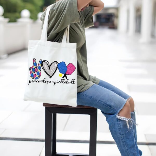 Tote Bag for pickleball Sport Lovers, Gifts Tote Bag for pickleball Fans Shopping Grocery Book Bag, Small Practical Gifts for pickleball Club Members Friends Partener Trainer Besties Coach