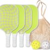 Sonix | Pickleball Paddles Set of 4 | USAPA Approved | Fiberglass Surface Pickleball Set with 4 Paddles, 2 Balls, & Bag
