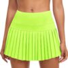 JoyGirl Womens Pleated Tennis Skirt with Shorts High Waisted Golf Skort Mini Skirt Workout Skirt Athletic Skorts with Pockets
