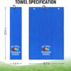 ERHACHAIJIA My Lucky Pickleball Towel Embroidered Pickleball Sports Towel with Clip. Funny Pickleball Gifts for Men Women Pickleball Lover, Birthday Retirement Mother's Day