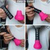 Pickleball Ball Retriever 2 Pack, Picks Up Easily Without Bending Down, Protects Your Back, Fits Any Standard Paddles, Elastic and Durable, Best Gift