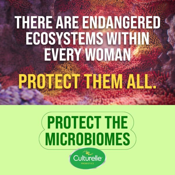 Culturelle 4-in-1 Probiotics for Women, Daily Probiotic & Prebiotic Supplement to Support Vaginal Health, Digestive Health, Immune Health, Occasional Diarrhea, Gas & Bloating Relief, Non-GMO, 30 Count