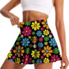 Women's Tennis Skirt Pleated Athletic Skirt with Shorts Pocket High Waisted Golf Skort for Workout Pickleball