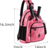 Lightweight Pickleball bag, Canvas Sling Bag - Crossbody Backpack for Men and Women