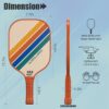 Pickleball Paddles Set of 2 | 4 Pickleball Rackets,USAPA Approved Pickleball Set of 2 | 4 Pickle Ball Paddles,Fiberglass Surface & 13 mm PP Honeycomb Core,4 Indoor & Outdoor Balls,1 Bag