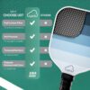 2025 USAPA Pickleball Paddles Set of 2 - Carbon Fiber Pickleball Paddles with High Grit Textured Surface - 2 Outdoor Balls, 2 Indoor Balls, 2 Ball Retrievers, Waterproof Case