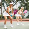 Pickleball Paddles Set of 4, Wood Pickle Ball Racket with 4 Balls, Pickleball Starter Set for Men & Women, All in One Pickle Ball Paddles Set of 4
