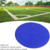 Spot Markers Flat Field Cones Floor Spots Flat Disc Marker, 10pcs Bright Sports Marker Flat Disc Field Markers Tennis Spot Marker for Tennis Football and Badminton Practice (Blue)