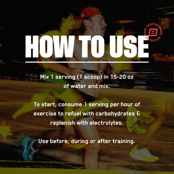 BARE PERFORMANCE NUTRITION, BPN G.1.M Go One More Sport, Endurance Training Fuel, Superior Carbohydrate & Electrolytes Powder Formula, Reduce Fatigue, Fruit Punch, 25 Servings