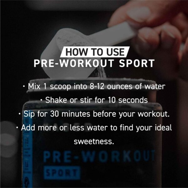 Kaged Sport Pre Workout Powder for Men & Women, Fruit Punch, Sport Certified, 188mg Caffeine, Nitric Oxide Supplement, Beta Alanine for Energy, Weightlifting, Cardio Endurance & Strength, 20 Servings