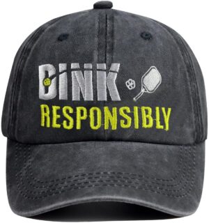Pickleball Hats for Men Women, Pickle Ball Accessories, Adjustable Embroidered Baseball Cap Gifts for Pickleballs Lovers