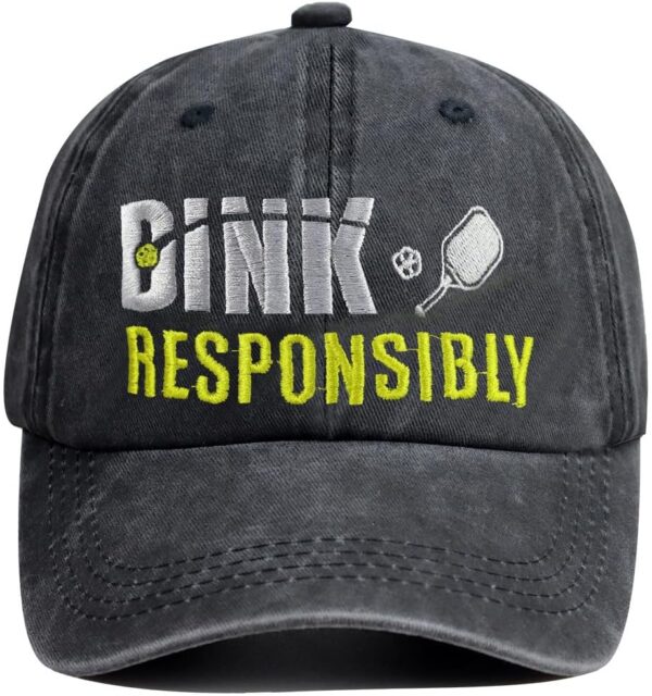 Pickleball Hats for Men Women, Pickle Ball Accessories, Adjustable Embroidered Baseball Cap Gifts for Pickleballs Lovers