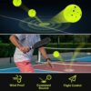 Sukeen Pickleball Balls Outdoor 40 Holes, High Bounce Pickleball Balls with Mesh Bag, High Visibility Pickle Balls for All Pickleball Paddles