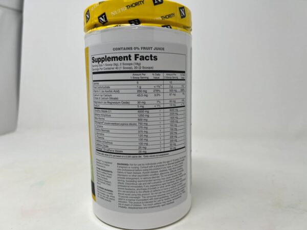Mr.Fusion Pre Workout Supplement, Grape Lime, 40 Servings - Intense Focus & Pumps, Nitric Oxide Booster, No Crash - Powerful Energy Powder to Increase Strength & Gains