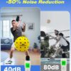 PodiuMax Indoor Pickleball Balls, 6 PCS Quiet Pickleballs, Foam Pickleball for Indoor & Outdoor Practice, Noise Reducing Soft Pickle Balls for All Ground Surfaces