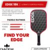 71yjm2he0L._AC_SL1500_.jpg Diadem Edge 18K Pickleball Paddle Series | USAPA Approved | 18K Carbon Fiber Face for Unmatched Spin & Control | Thermoformed & Standard Options | Durable Edge Shield Pro | Multiple Colors & Styles