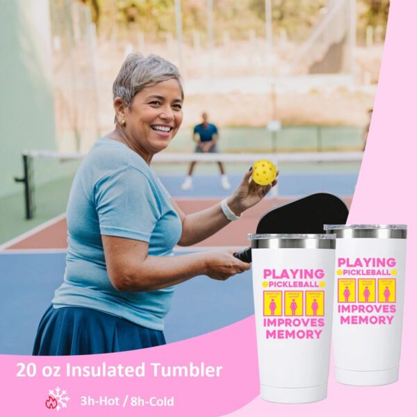 Pickleball Gifts for Women, Funny Pickleball Birthday Gifts Basket for Wife Mom Grandma Aunt Sister Friends, PB Accessories Set with Hat Tumbler for Lady Player