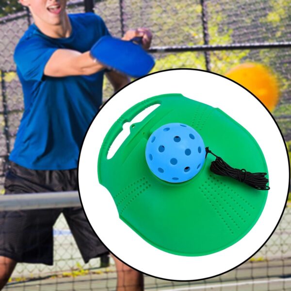 Pickleball Trainer Rebound Ball with String Self Practice Equipment Tool Pickleball Training Equipment Solo Training for Park Professional