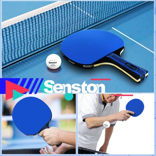 Senston Ping Pong Paddles Table Tennis Paddle for Entertainment or Competition - Ping Pong Paddle Set with Advanced Speed, Control