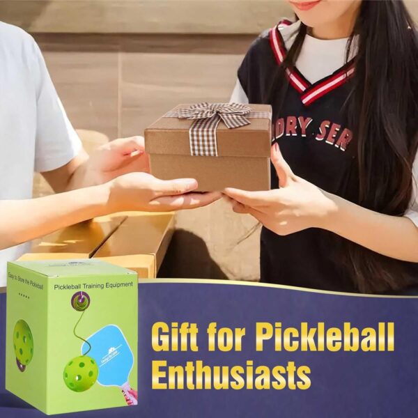 Pickleball Trainer, Continuous Rebound for Pickleball Training and Practice - Enhance Reaction Time & Hand-Eye Coordination Gift for All Ages and Skill Levels