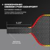 Pickleball Paddles - Professional Carbon Fiber Paddle with Honeycomb Core Pickleball Rackets - Lightweight Precision & Enhanced Shock Absorption for High Spin & Powerful Shots