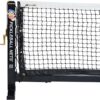 C & D Pickleball Nets Flat Base Championship Net with Heavy Duty Steel Frame, Adjustable Tension, Indoor/Outdoor Use, 10-Year Warranty, Net