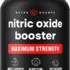 NutraChamps Nitric Oxide Supplement, L-Arginine, L Citrulline Malate, AAKG, Pine Bark, Grape Seed Extract, Extra Strength Nitric Oxide Booster, Nitric Oxide Pills, Strength, Energy, Blood Flow