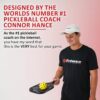 Enhance Pickleball Ninja Ball - The Original Silent Pickleball - Foam Balls for Quiet Practice - Comes with 3 Balls - Indoor or Outdoor Use