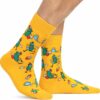 Funny Novelty Pickleball Socks for Adults - Pickle Ball Gifts Colorful Unisex Crew Length One Size Socks