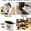 JXGZSO Pickleball Cosmetic Bag There’s No Crying IN Pickleball/Always Pickleball Season Cosmetic Bag Pickleball Player Makeup Bag