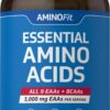 Piping Rock Essential Amino Acids Supplement | 3000mg | 180 Capsules | Complex Blend for Men and Women | EAA and BCAA | Non-GMO, Gluten Free | by Fitness Labs