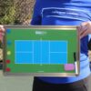 Magnetic Dry Erase Coach's Board, for Tennis and Pickleball Training, Great for Drills, Strategy, and Conditioning
