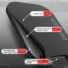 GoSports USAPA Approved Carbon Fiber Pickleball Paddles - GS AIR or GS PRO