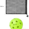 Pickleball Balls, 40&26-Hole Indoor&Outdoor Pickleball Balls, 6&12 Pack with Portable Mesh Bag, High Visibility Colors, Strong Bounce and Durable, Ultimate Performance for All Skill Levels