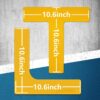 Court Lines Marker Kit Throw Down Markers Create Your Own Mini Pickleball Tennis Court