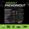 Muscle Pharm Assault Energy & Strength Pre Workout Powder for Men & Women with Beta Alanine, Caffeine, Creatine & Betaine Anhydrous, Pre-Workout Supplements, 30 Servings, Fruit Punch Flavor
