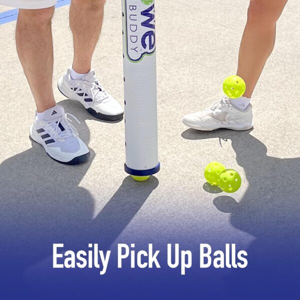 3-in-1 Pickleball Collector Tube, Target Practice & Net Height Check. Indoor/Outdoor - 16 Ball Capacity. Commercial Grade Designed by Certified Pickleball Instructor. Made in The USA