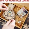 Wooden Pickleball Ornaments - Christmas Tree Decor, Gifts for Pickleball Lovers