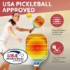 – USA Pickleball Approved - Textured Carbon Fiber Surface - Pickleball Paddles Set with Bag and Balls – Pickleball Paddles Set of 2