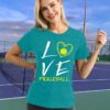 LBP Women Pickleball Shirt Love Pickball T-Shirt Pickleball Lover Player Tee Tops