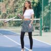 LouKeith Skirted Leggings for Women Athletic Skirt with Leggings Yoga Running Golf Tennis Skirts with 4 Pockets