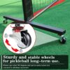 Pickleball Net for Driveway, Portable Pickleball Net System with Regualtion Size 22FT Pickle Ball Net, Outdoor Pickleballs, Carry Bag, Weather Resistant Metal Frame