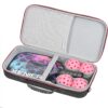 RLSOCO Hard Case for Pickleball Paddles, Portable bag for Men & Women, Fits All Pickleball Paddle Shapes and Sizes, Holds 2 Rackets and 4 ball (Case Only)