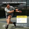Pickleball Paddles，PACEARTH Lightweight 3K Raw Carbon Fiber Pickleball Paddle - USAPA Approved, 8oz, with Paddle Case & Eraser, Perfect Power & Control
