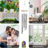 Pickleball Sports Lovers Wind Chimes for Outside with Relaxing Rich Sound, Memorial Wind Chimes Gifts for Mom,Great Gift for Your Own Patio, Porch, Garden, and Backyard