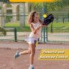 Pickleball Paddles Set of 2/4, USAPA Approved Multilayer Carbon Fiber Pickleball Set, 7.5OZ Pickle Ball Rackets Lightweight Honeycomb Core, 4 Pickleball, Portable Bag, for Men Women Beginners