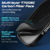 TENVINA Pickleball Paddles, Multi-Layer T700SC Textured Carbon Fiber Pickleball Paddle, 4-Types of Shapes and Thicknesses, USAPA Approved Pickle Ball Paddle, Strong Spin and Power Surface
